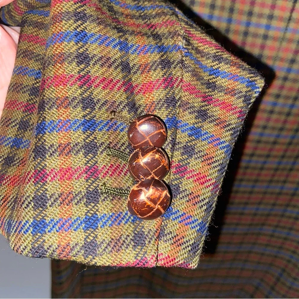 Brioni Wilkes Bashford Blazer Mens 44L Sports Coat Jacket Wool Italy *Flaw